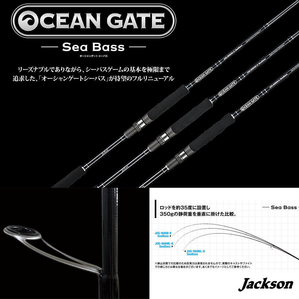 Jackson Ocean Gate Seabass #JOG-900ML-K - Anglerwelt.net